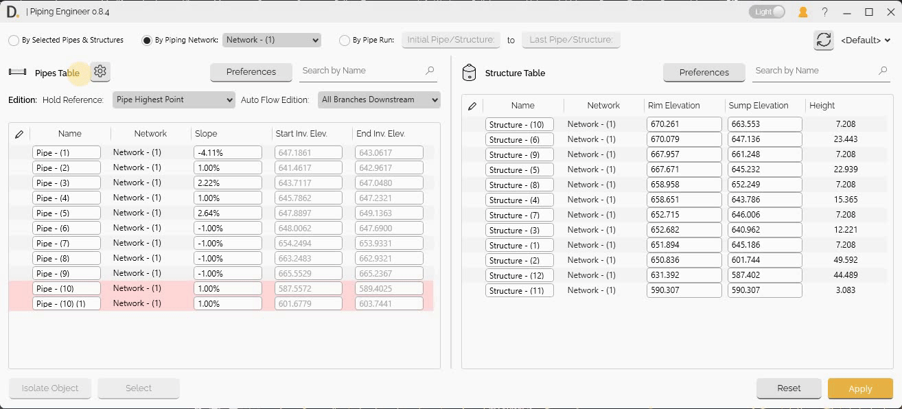 DiRoots-Tips select rows