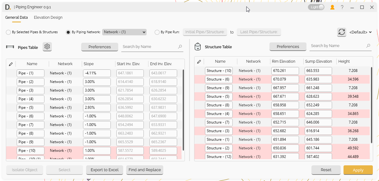 Drawing Layers Main Interface